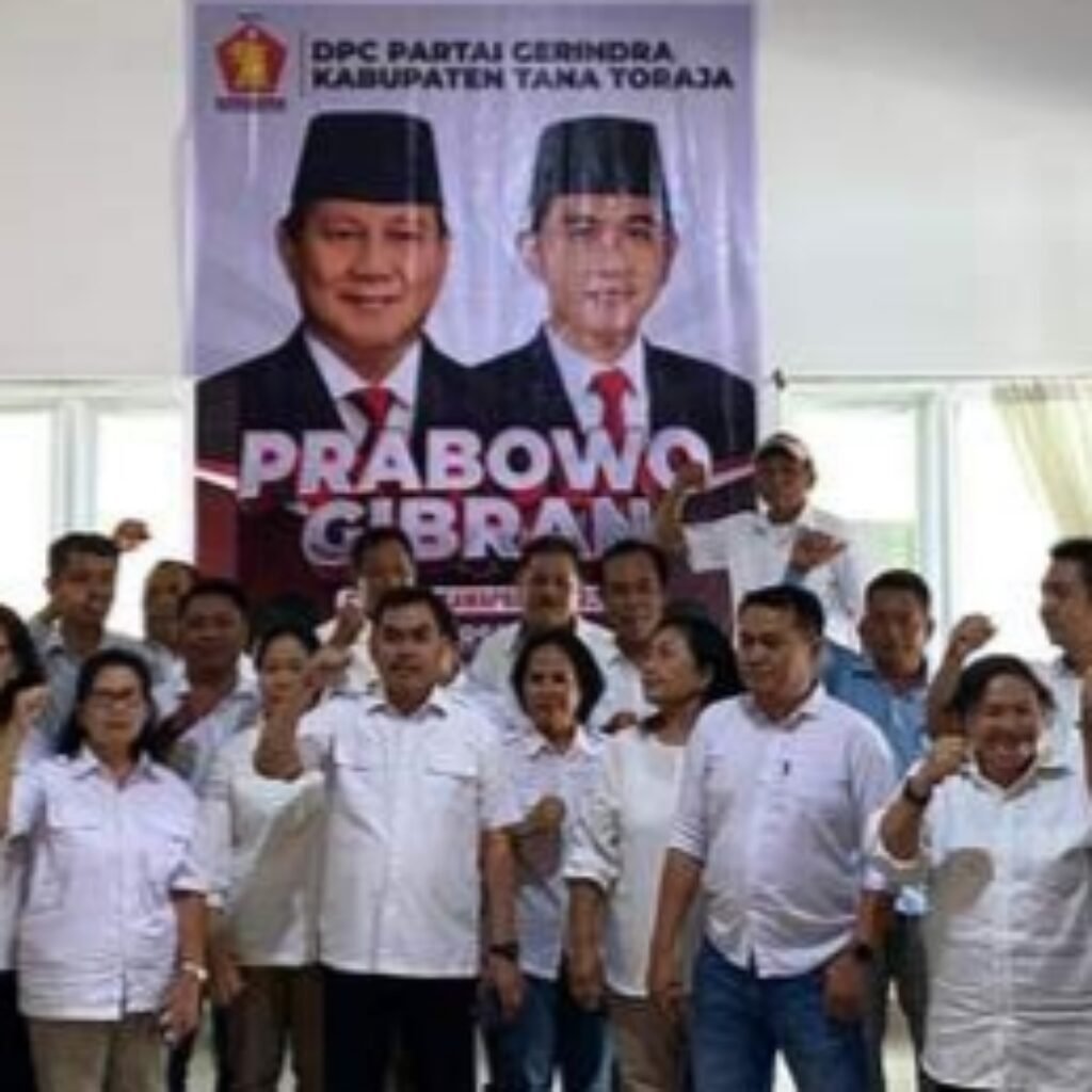 Punya  Efek Ganda, Gerindra Tana Toraja Patok Menangkan Pemilu Legislatif dan Presiden