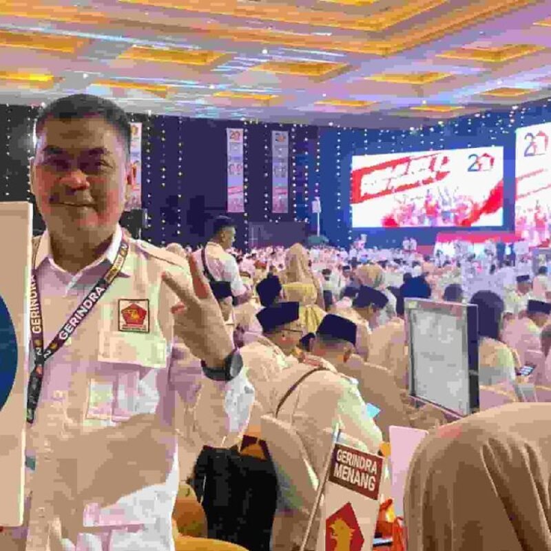 Hadiri Rakornas Gerindra,  Ini Pesan Zadrak Tombeq  Dari Capres Prabowo Subianto