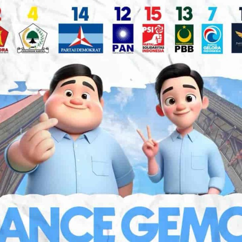 Kreatif, TKD Prabowo – Gibran Tana Toraja  Gelar Lomba Dance Gemoy dan Pameran UMKM