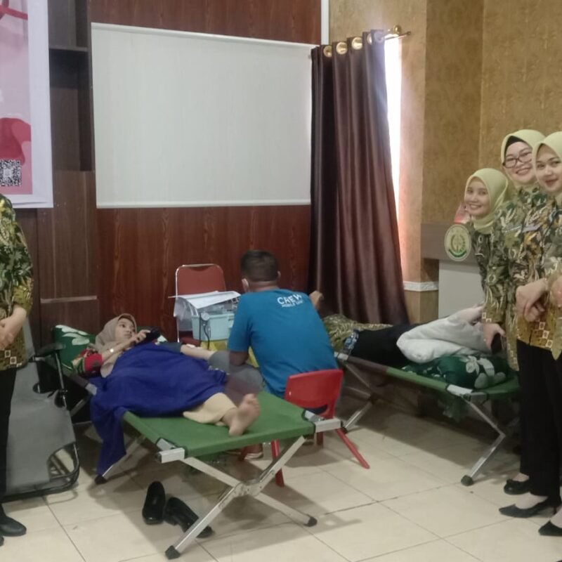 Hari Bhakti Adhyaksa Ke – 64, Kejari Mamasa Gelar Aksi Donor Darah