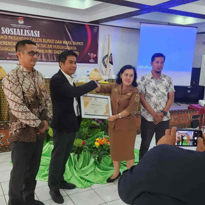 Krusial,Bappeda Bagikan Konsep RPJPD ke KPUD, Bukan Ranperda