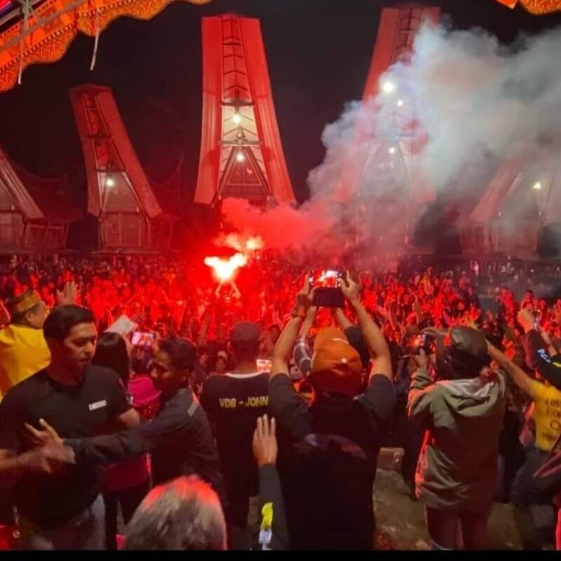 Meluap Tak Terbendung Tim Pemenangan VISI , Menyala di Pa’tengko