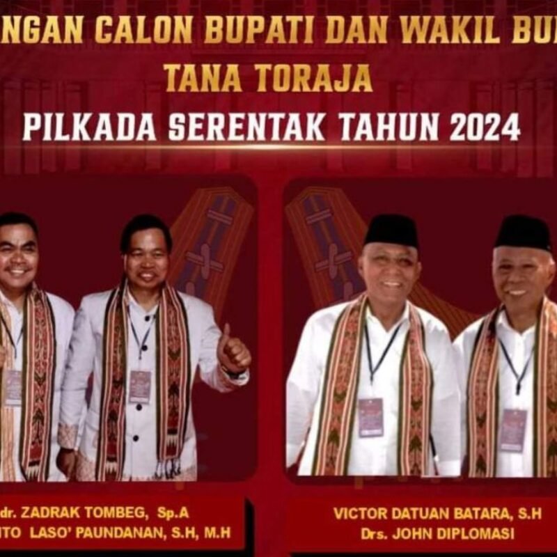 Bakal Seru , Isu Inklusif jadi Tema Paslon Pilkada Tana Toraja