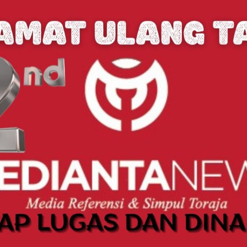 HUT KE 2  MEDIANTANEWS ; Tetap Lugas, Dinamis dan Jadi Referensi Lokal