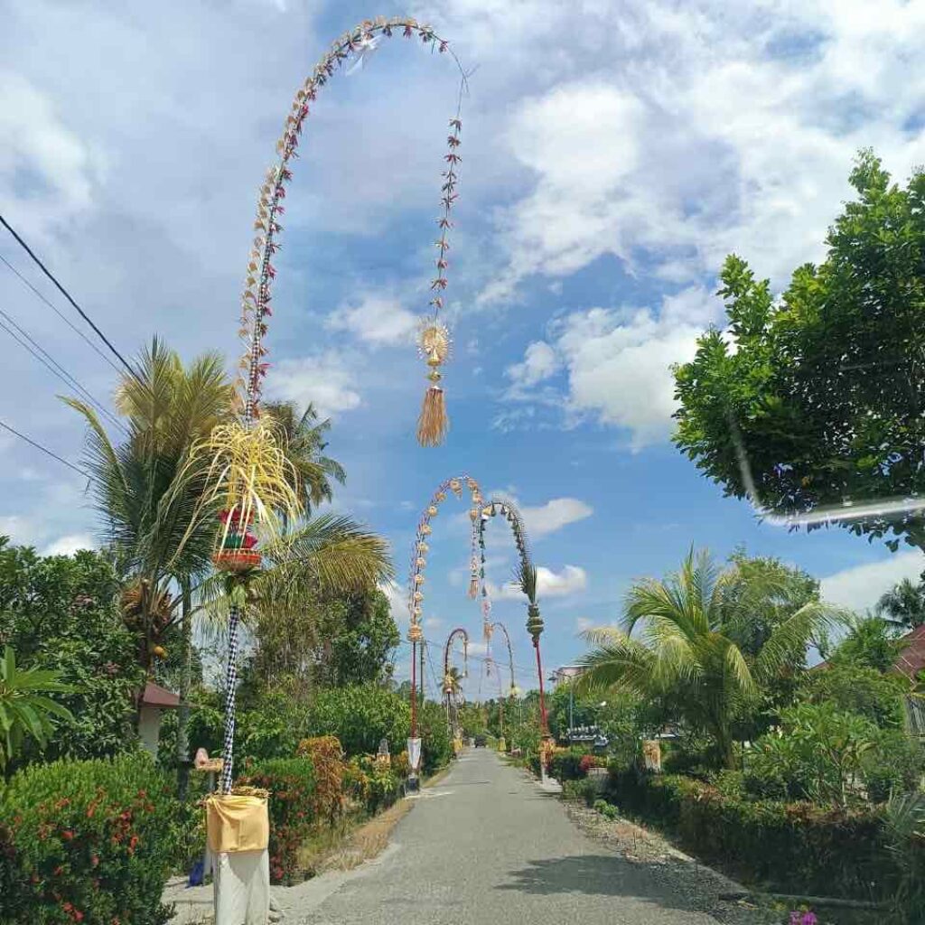 Penjor Menyentuh Langit : Elegi Galungan di Tomoni Timur