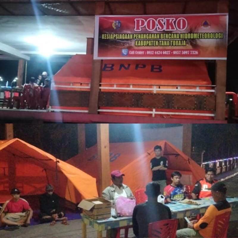 BPBD Tana Toraja Siapkan Posko Siaga Penanganan Bencana