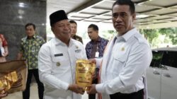 Ketemu Mentan,Welem Usul Percetakan Sawah hingga Serahkan Kopi Andalan Sebagai Oleh-oleh