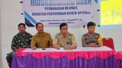 Camat Tomoni Timur Tekankan Pembangunan Partisipatif dalam Pembahasan Perubahan RPJMDes Alam Buana