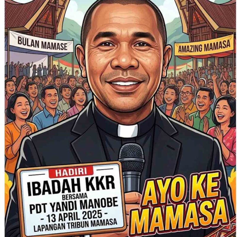 Magnet Bulan Mamase ; Pdt Yandi  Siap Hadir Pimpin Ibadah  KKR