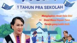 Bunda PAUD Tana Toraja Erni Yetti Masifkan Kampanye Wajib Belajar 1 Tahun Prasekolah