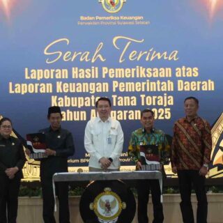 BREAKINGNEWS, Selamat ! Tana Toraja Raih WTP Tiga Kali Berturut-turut