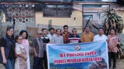 Tanggap dan Peduli, IKT Papua Bantu Korban Kebakaran di Sentani