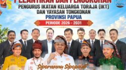 Besok,Gubernur Papua Dijadwalkan Lantik Pengurus IKT, Tiga Bupati, Toraja dan Mamasa Sampaikan Selamat