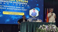 Beri Kuliah Umum di IAKN Toraja, Sekjen PIKI SemangatI Masa Depan dan Support Usaha Menjahit Mahasiswi Asal Mamasa